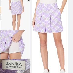 ANNIKA‎ BY CUTTER & BUCK GOLF / TENNIS SKORT IN LAVENDER AND GRAY SIZE 8